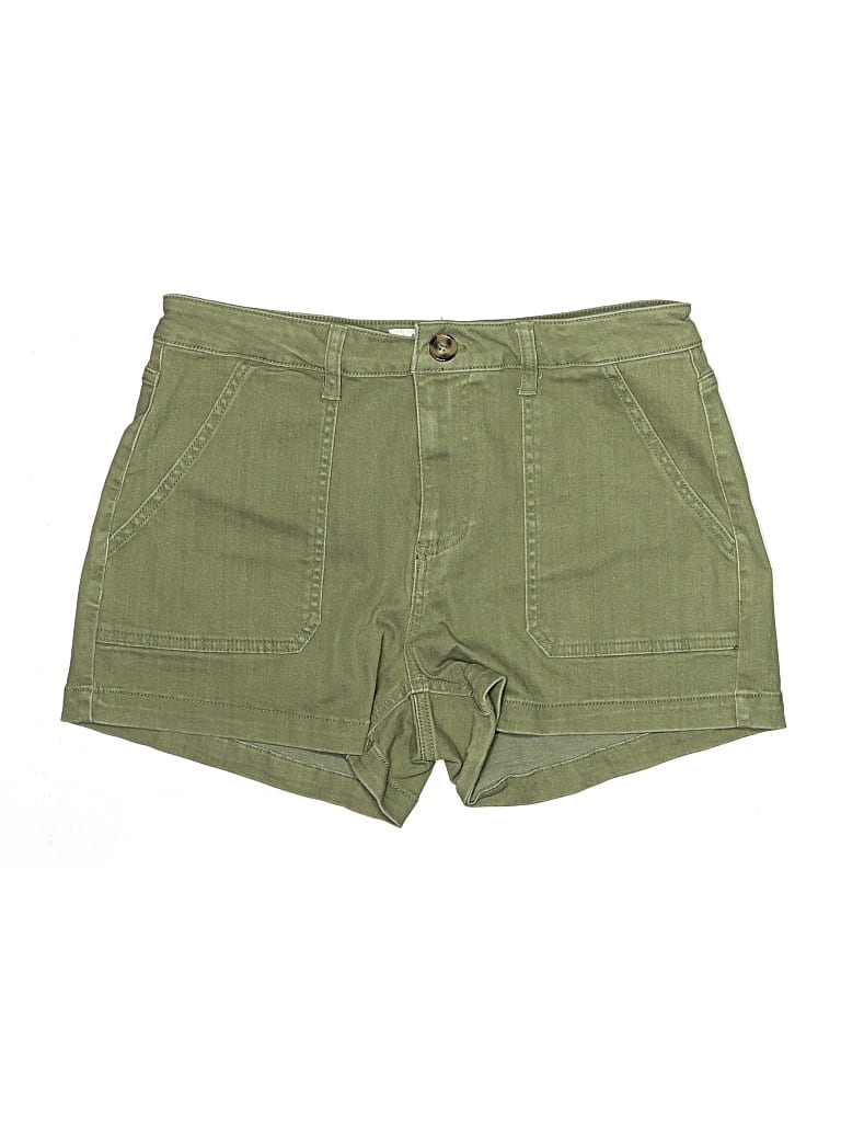 Pre-owned Indigo Rein Denim Shorts In Green