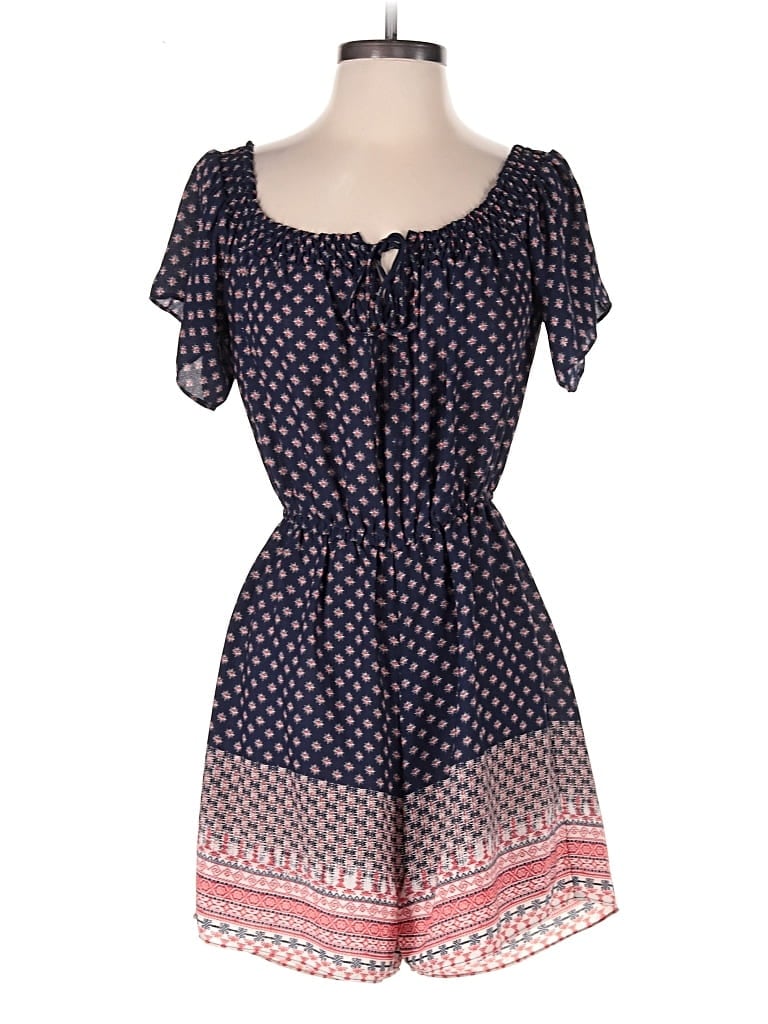 Pre-owned Aqua Romper In Blue