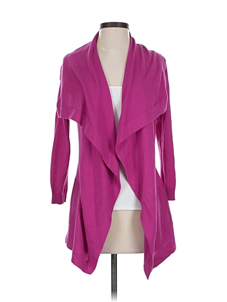 Pre-owned Theory Cardigan Sweater In Pink