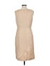 J.Crew 100% Polyester Solid Tan Cocktail Dress Size 10 - photo 2