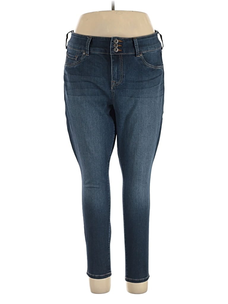 Pre-owned Torrid Jeggings In Blue