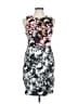 Topshop Print Black Cocktail Dress Size 10 - photo 1