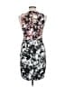 Topshop Print Black Cocktail Dress Size 10 - photo 2