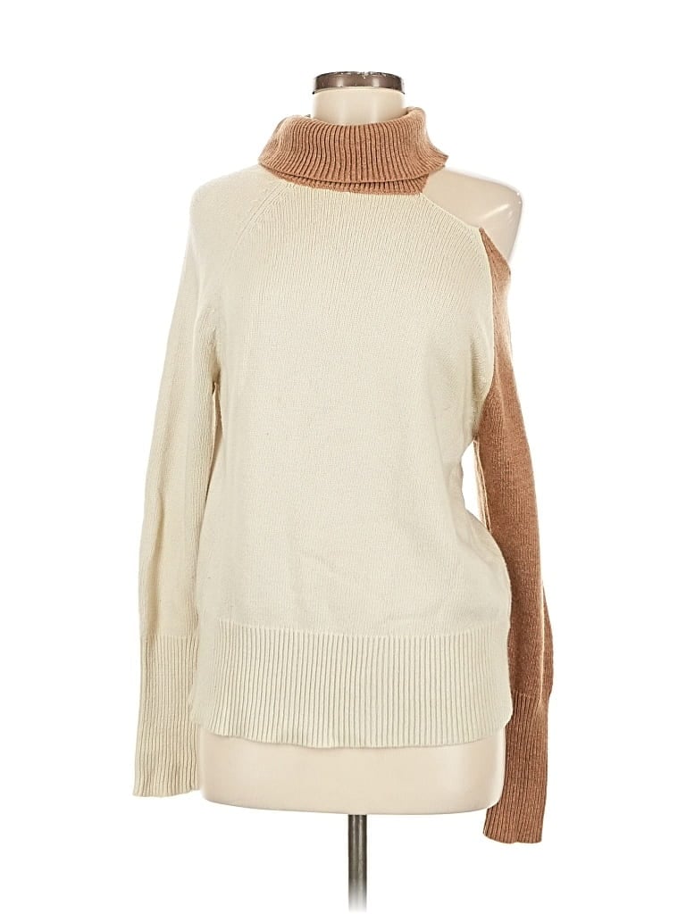 Pre-owned Central Park West Turtleneck Sweater In Brown