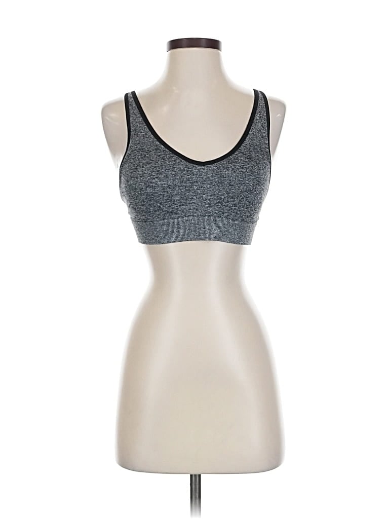 Pre-owned Victoria's Secret Pink Sports Bra In Gray