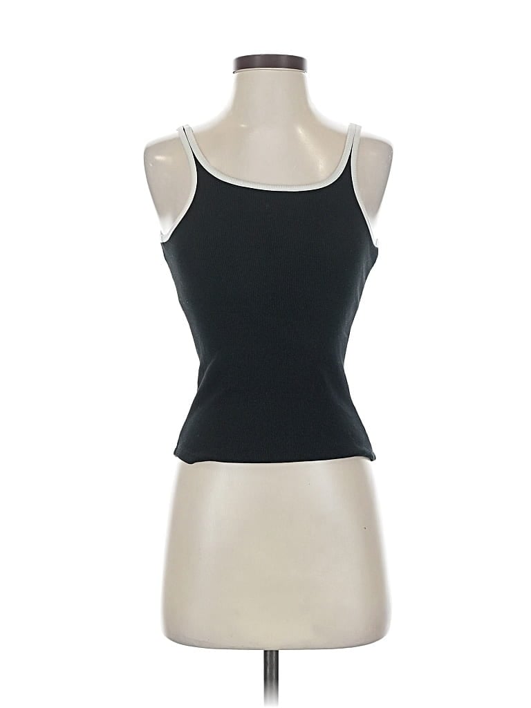 Pre-owned Unbranded Tank Top Black Strapless Neckline Tops