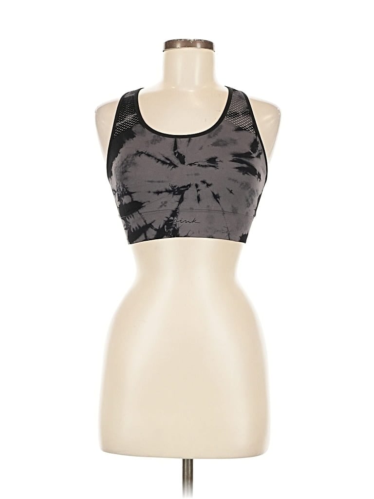 Pre-owned Victoria's Secret Pink Tank Top Gray Halter Neckline Tops