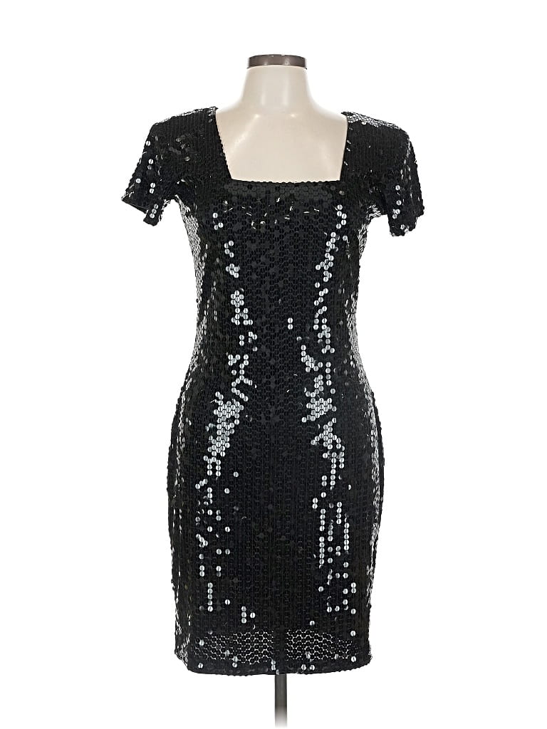 Pre-owned Assorted Brands Cocktail Dress In Black