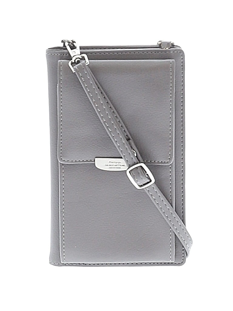 Pre-owned Assorted Brands Crossbody Bag In Gray