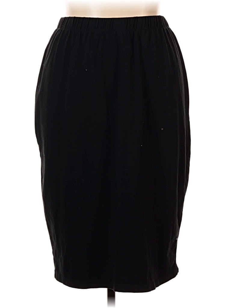 Pre-owned Just Fab Formal Skirt In Black