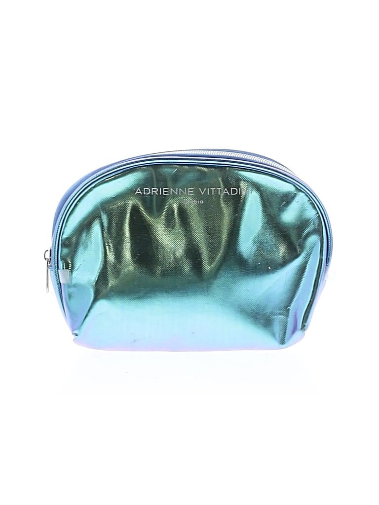 Pre-owned Adrienne Vittadini Makeup Bag In Blue