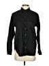 Everlane Solid Black Long Sleeve Button-Down Shirt Size 2 - photo 1