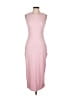 Unbranded Solid Pink Casual Dress Size L - photo 1