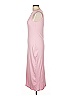 Unbranded Solid Pink Casual Dress Size L - photo 5