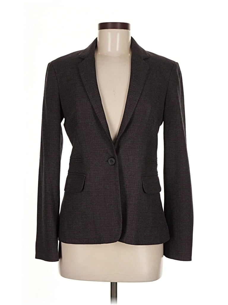 Pre-owned Express Blazer Jacket In Gray