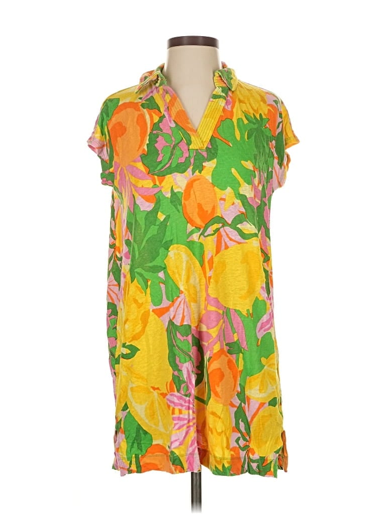 Pre-owned C&c California Short Sleeve Polo Shirt In Yellow