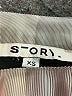 Storia 100% Polyester Metallic Silver Formal Skirt Size XS - photo 3
