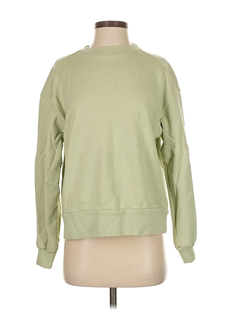 Pre-owned Everlane Sweatshirt In Green