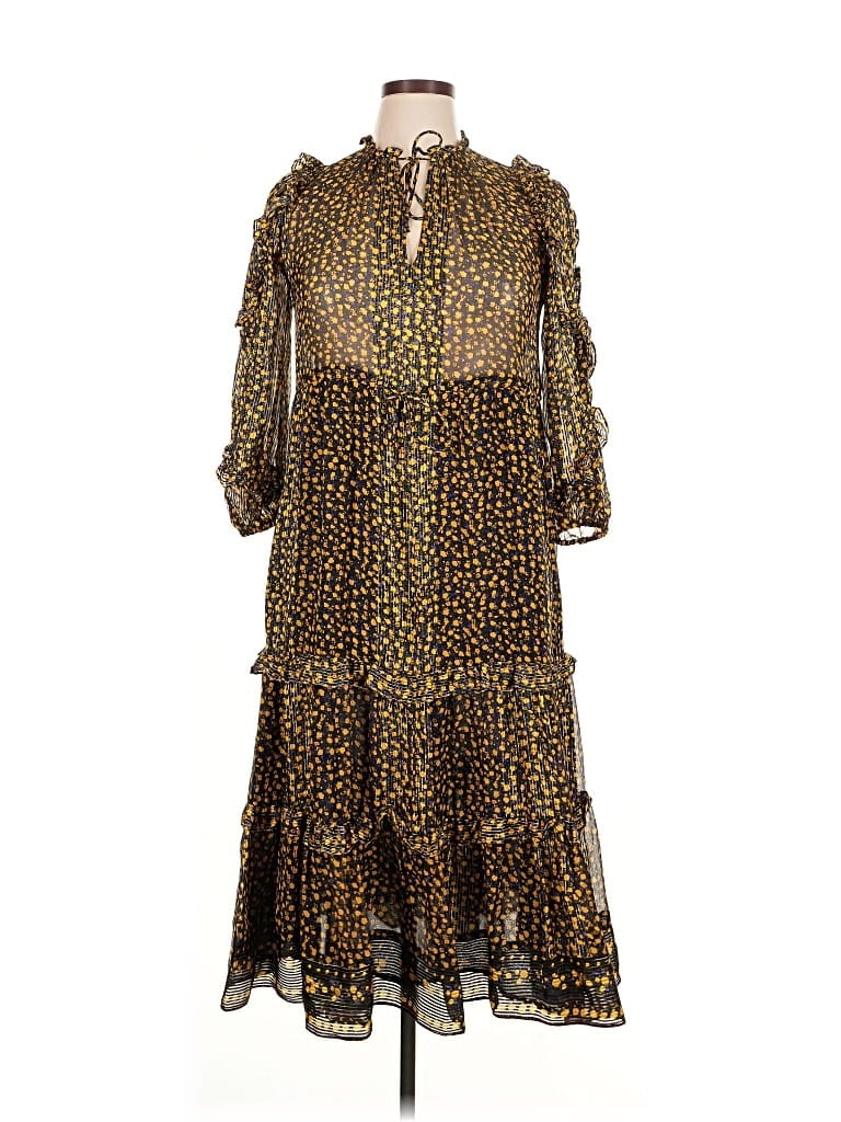 Pre-owned Ulla Johnson Casual Dress In Yellow