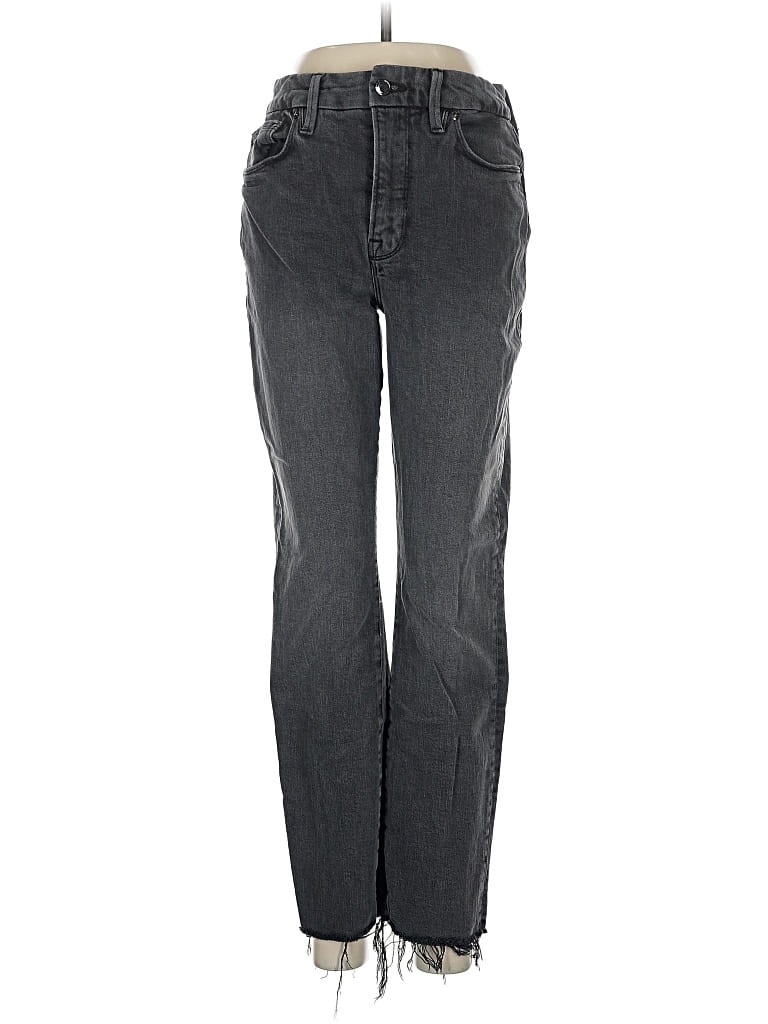 Pre-owned Good American Jeans In Gray