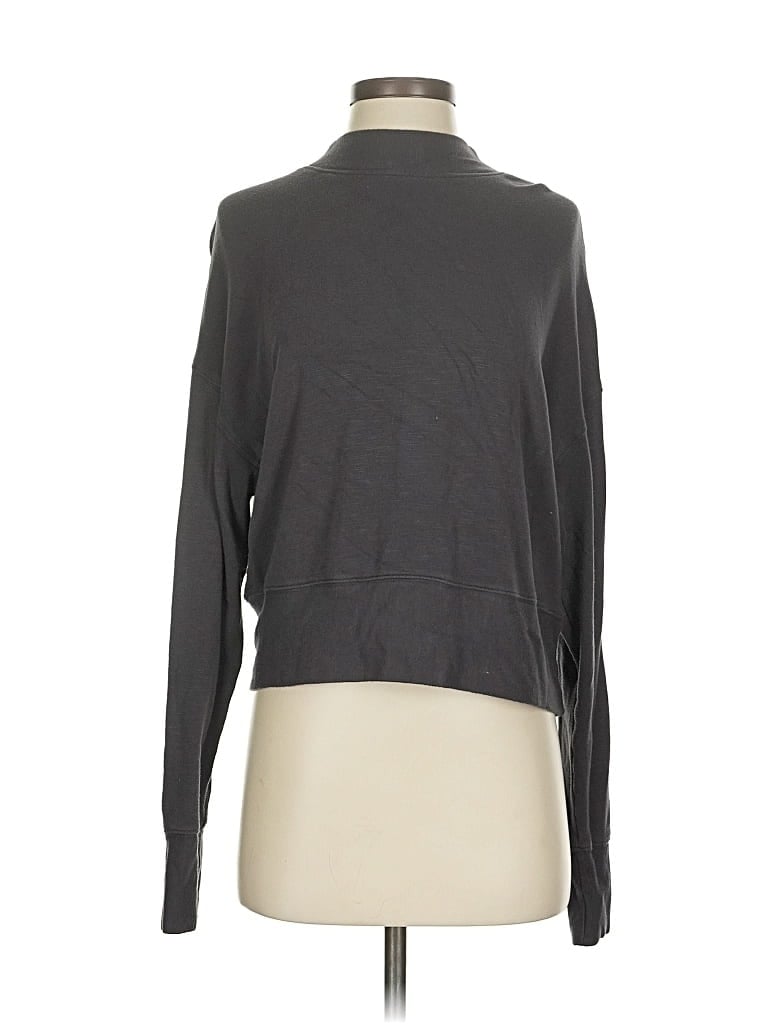 Pre-owned Fabletics Turtleneck Sweater In Gray