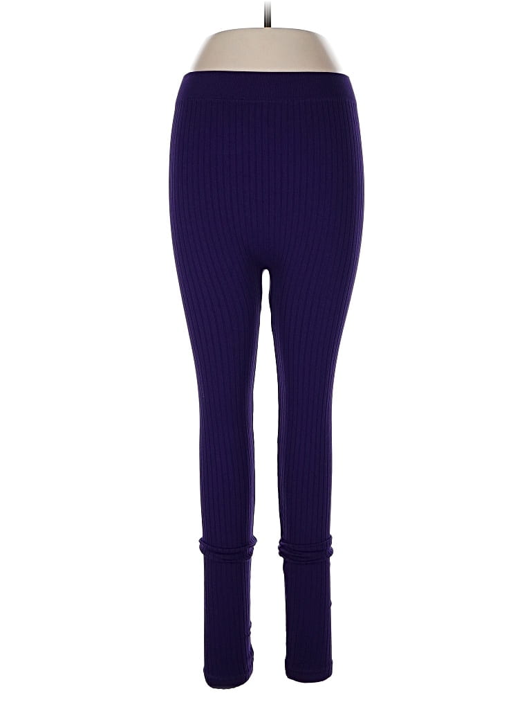 Pre-owned Assorted Brands Leggings In Purple