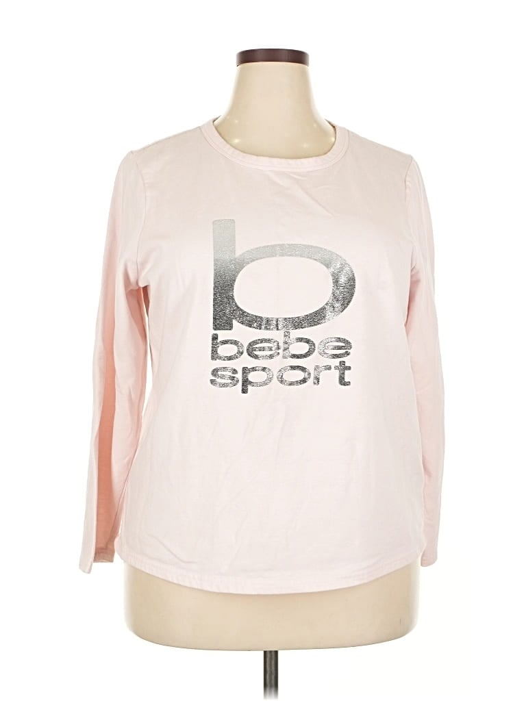 Pre-owned Bebe Sport Sweatshirt In Pink