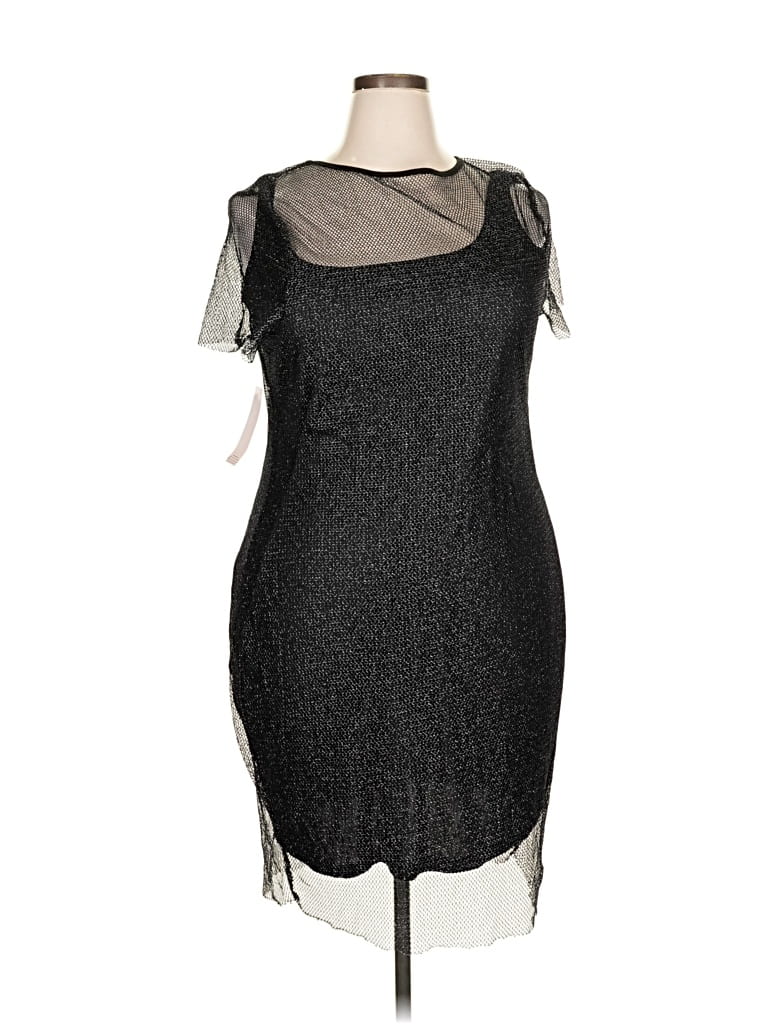 Inspired Hearts Cocktail Dress In Black