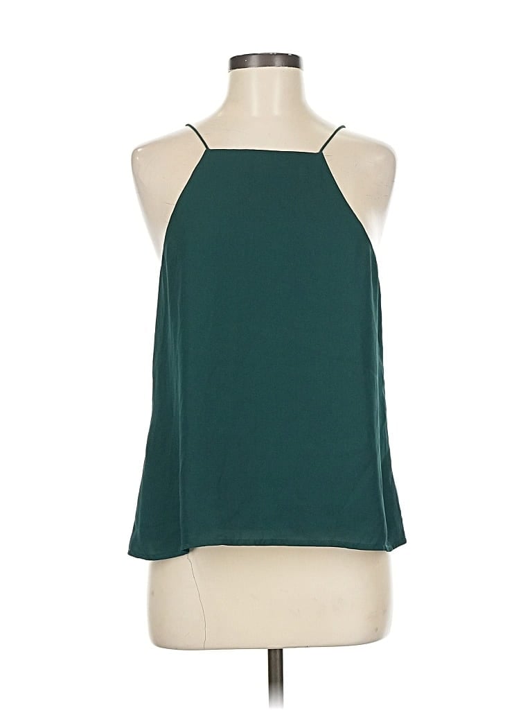 Pre-owned Wayf Sleeveless Blouse In Blue