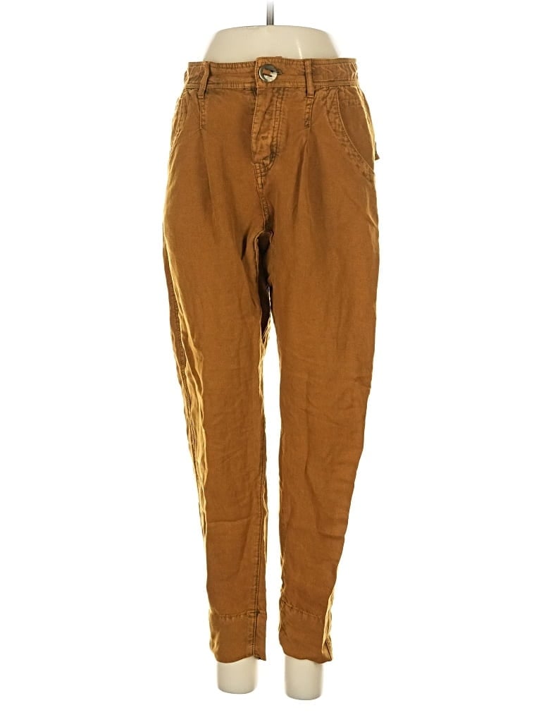 Pre-owned Free People Casual Pants In Brown