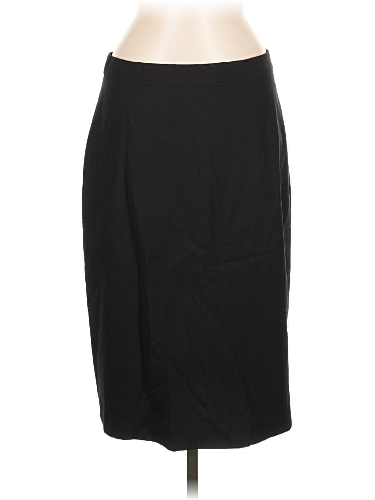 Pre-owned Banana Republic Wool Skirt In Black