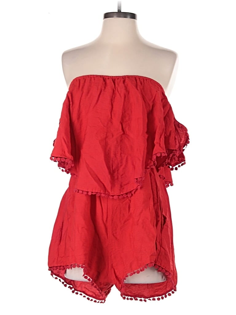 Pre-owned Free People Romper In Red