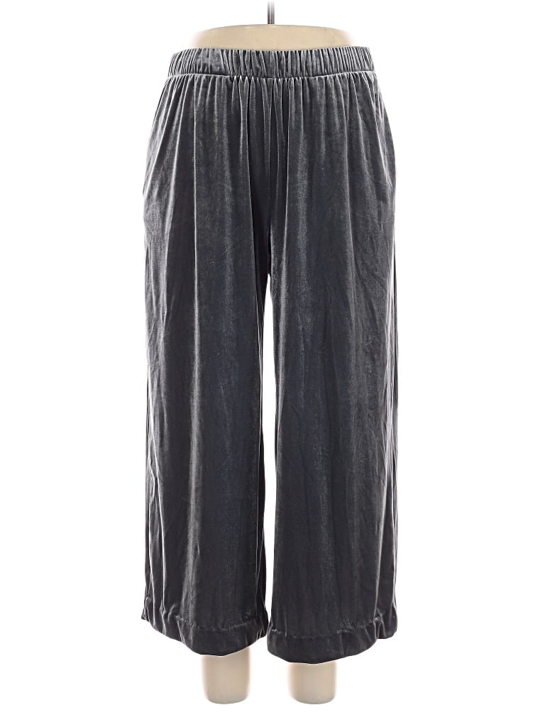 Pre-owned Uniqlo Casual Pants In Gray