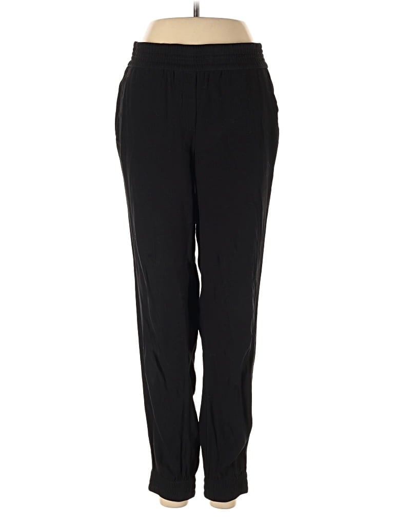 Pre-owned Ann Taylor Loft Track Pants In Black