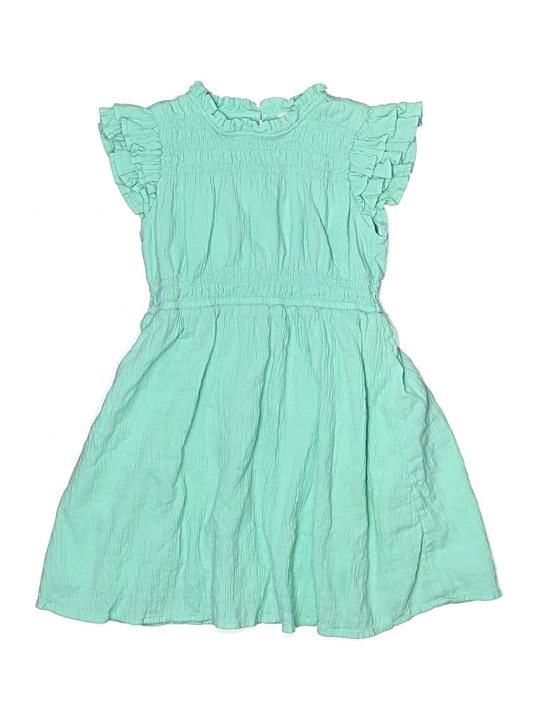 Pre-owned Crewcuts Outlet Kids' Dress In Blue