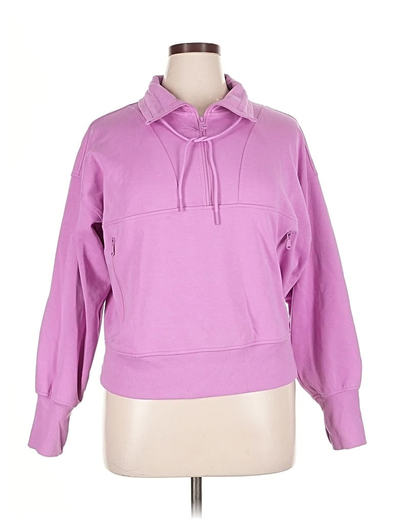 Pre-owned Active By Old Navy Sweatshirt In Purple