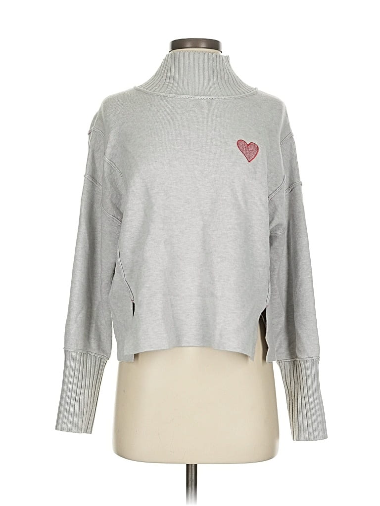 Pre-owned Maeve Turtleneck Sweater In Gray