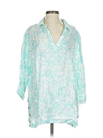 Sigrid Olsen 3/4 Sleeve Blouse (view 1)