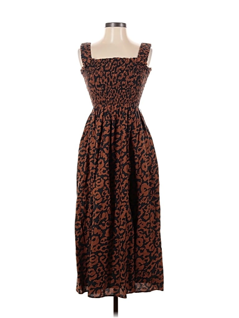 Pre-owned Nicholas Casual Dress In Brown