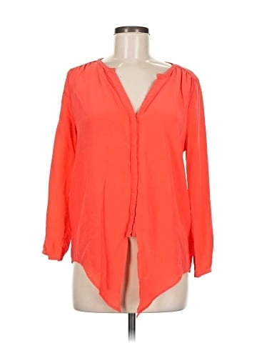 Joie Long Sleeve Silk Top (view 1)