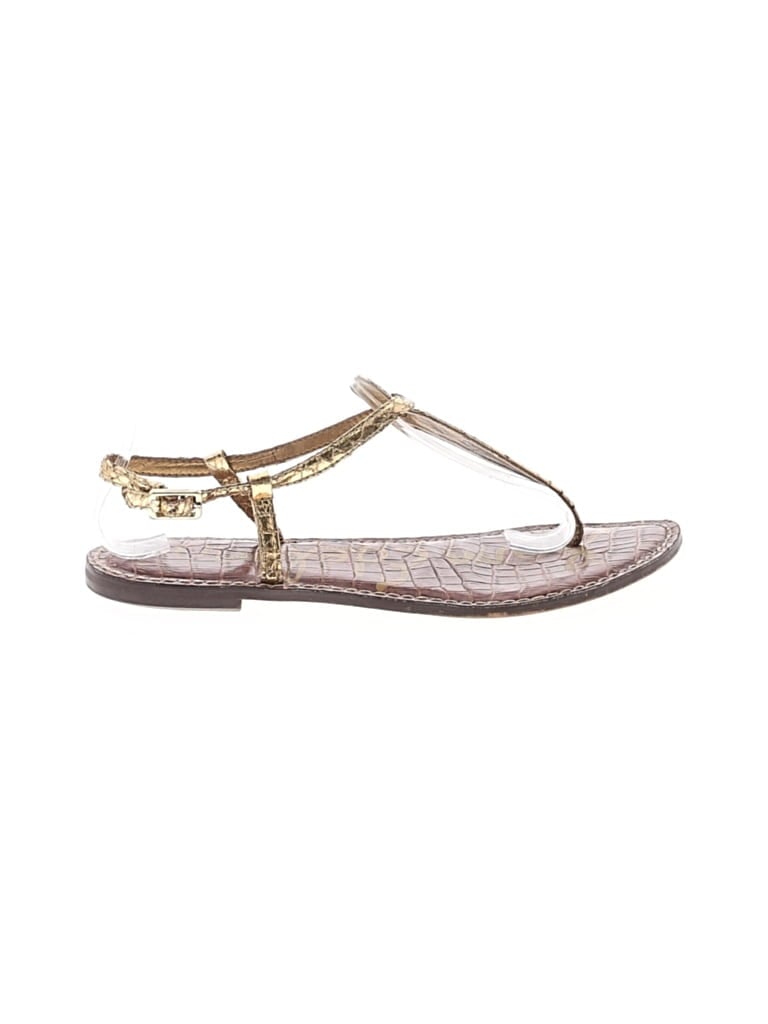 Pre-owned Sam Edelman Sandals In Gold