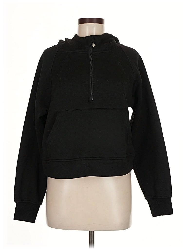 Pre-owned Assorted Brands Pullover Hoodie In Black