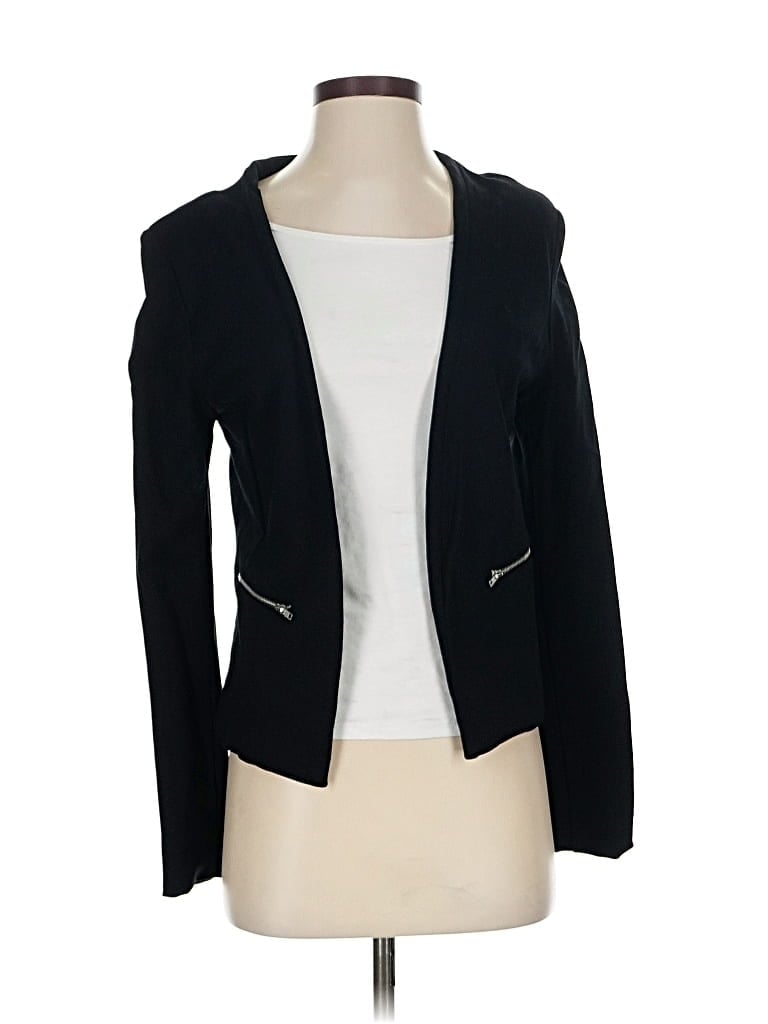 Pre-owned Forever 21 Blazer Jacket In Black