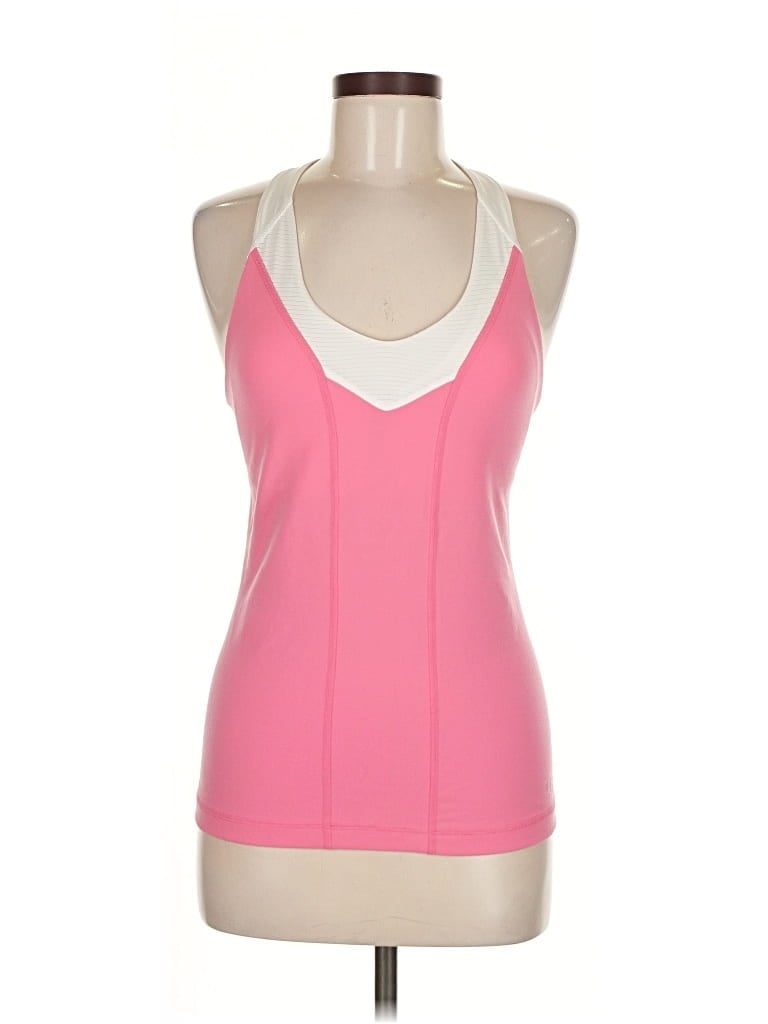 Pre-owned The North Face Tank Top Pink Halter Neckline Tops