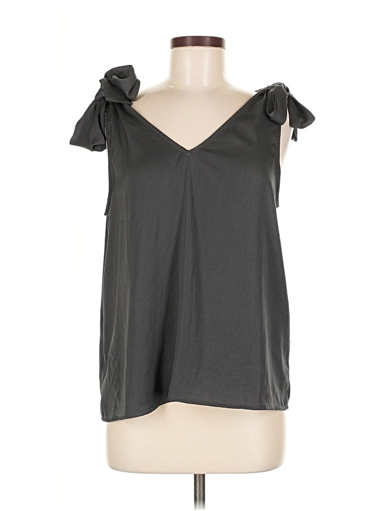 Pre-owned Banana Republic Factory Store Sleeveless T-shirt In Gray