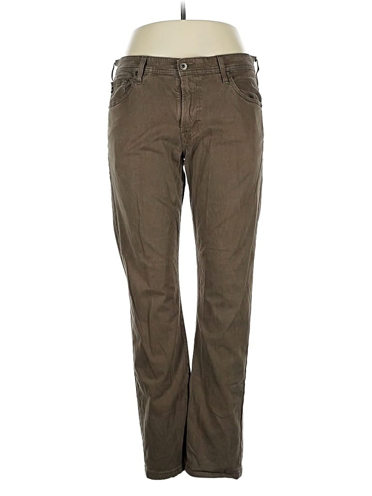 Pre-owned Adriano Goldschmied Khaki Pant In Brown