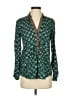 Maeve 100% Rayon Teal Long Sleeve Blouse Size 2 - photo 1