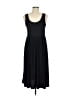 Gap Solid Black Casual Dress Size M - photo 2