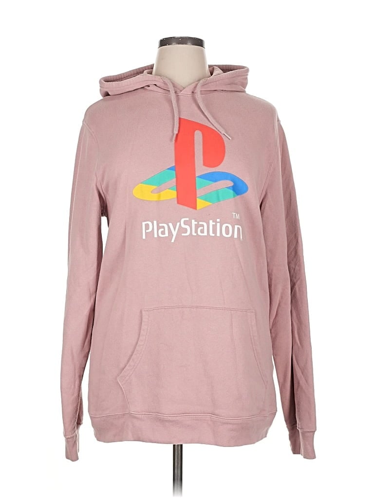 Pre-owned Old Navy Pullover Hoodie In Pink