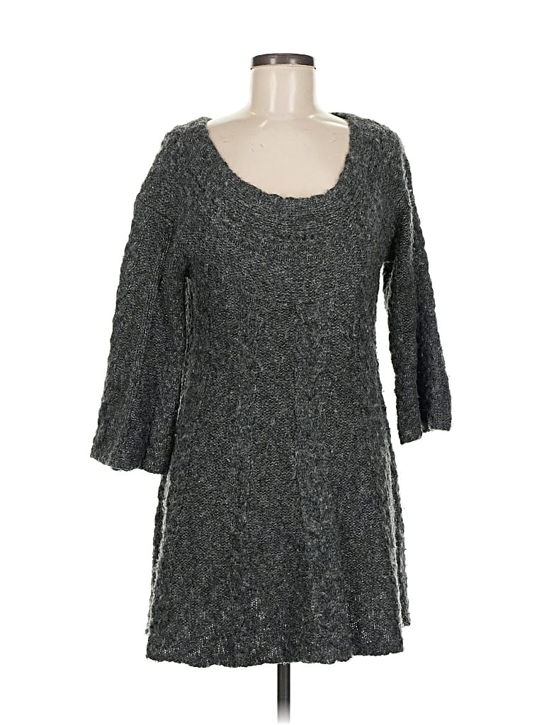 Pre-owned Free People Pullover Sweater In Gray